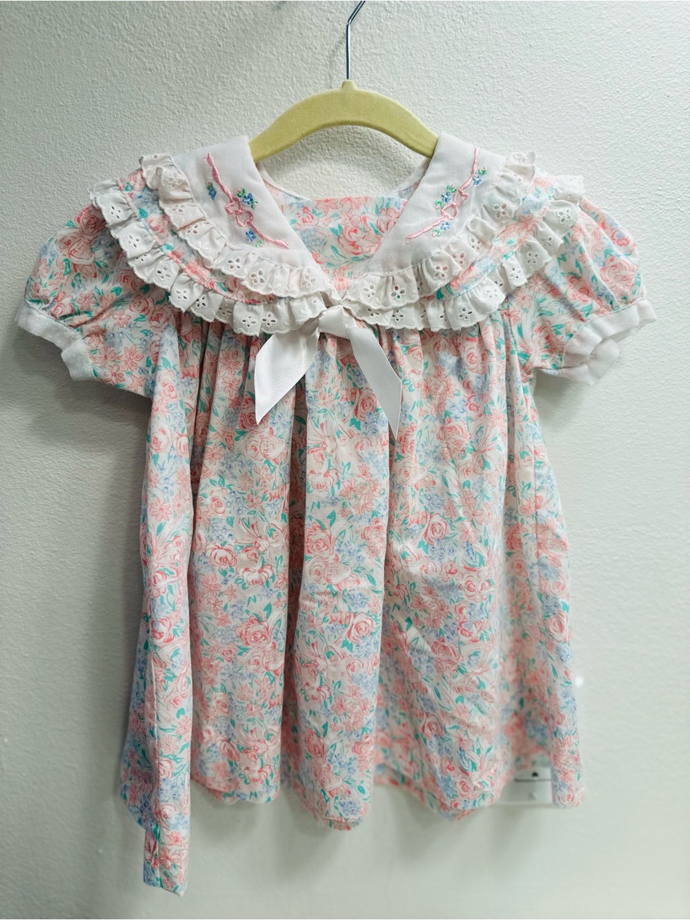 Vintage Toddler "Cradle Togs" Floral Dress